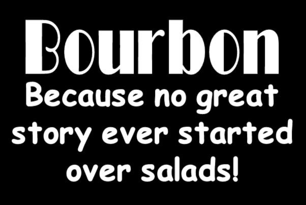 Bourbon - Conversation starter decal